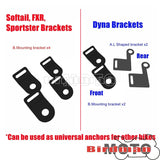 Motorcycle Saddle Storage Bags 1680 Denier Ballistic Nylon Tool Luggage Saddlebags For Harley Softail Dyna Sportster 1200 883