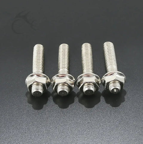 Stainless Exhaust Port Studs Nut For Harley Touring Electra Road Street Glide Sportster 1200 883 Dyna Bob Low Rider
