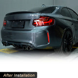 Car Rear Trunk Spoiler Wings for BMW 2 Series F22 F23 F87 M2 220i 228i M235i Coupe 2014-2017 Rear Spoiler Wing Lip Carbon Fiber