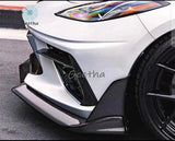 High Quality Dry Carbon Fiber Lip Splitter for Chevrolet Corvette C8 Side Skirt Rear Spoiler