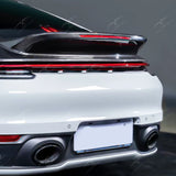 Suitable for Porsche 992 series upgrade SC model ducktail rear lip diffuser with high carbon fiber spoiler