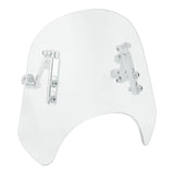 Motorcycle Clear Windshield Windscreen Universal Fit For 5-7'' Round Headlight