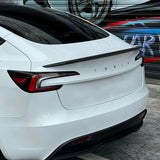 Real 100% Carbon Fiber Original P Version Rear Spoiler for Tesla 2023+ Model 3 Highland Auto Accessories Model 3 Performance