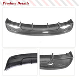 Carbon Fiber Rear Diffuser for Tesla Model S 2016-2019 Car Rear Bumper Cover Lower Lip Spoiler Valance Protector Body Kits