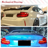 Carbon Fiber Rear Trunk Spoiler Boot Lip Wing Lid for BMW 2 Series F22 F87 M2 Coupe 2014 - 2019 Carbon Fiber Rear Trunk Spoiler