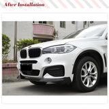 Carbon Fiber/FRP Car Front Bumper Lip Spoiler Splitters for BMW F16 X6 M Sport 2014 - 2018 Front BumperLip Spoiler Body Kits