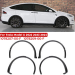 Car Front Fender Arch Eyebrow For Tesla Model x 2016-2024 1078207-00-f 1078209-00-f 1035288-00-l 1035289-00-l Wheel Flare Arch