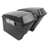 Motorcycle 5" Extended Hard Saddlebags Saddle Bags w/ Lids For Harley Touring Models 1993-2013 Electra Road Street Glide FLTR