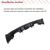 Carbon Fiber Car Rear Bumper Lip Diffuser for BMW F22 F23 M Sport Coupe Convertible 2013-2017 M235i M240i Rear Diffuser Lip