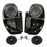 Motorcycle Lower Vented Fairing 6.5" Speakers Boxes Pod For Harley Touring Road Glide Electra FLHX FLTRX FLHTK 2014-2023