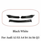 For Audi A3 A4 A6 Q3 S3 S4 S6 B6 B7 B8 B8.5 Front Bumper Spoiler Diffuser Bodykit Splitter Front Lip Shovel Cars Accessories