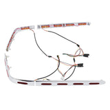 Motorcycle Trunk & Saddlebags Trim Cover LED Lights For Honda Goldwing GL1800 2001-2011