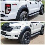 6'' Wheel Arch Extension Fender Flares for Ford Ranger Wildtrak Limited XLT XL 2015-2022 T7 T8 Models Dual Cab Mudguards