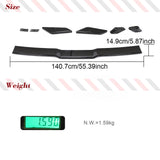 Car Rear Trunk Spoiler for Toyota 8th Camry LE SE XLE XSE 2018-2022 & for Honda Accord 10th Gen ABS Black Car Rear Spoiler Wing