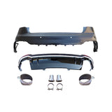 Body Kit For Audi A4 B9 Modified To RS4 Style Front Bumper With Grille PP Material 2017-2019