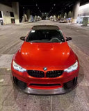 For BMW M3 M4 F80 F82 F83 2020-2024 High Quality Carbon Fiber Car Bumper Front Lip Spoiler Diffuser Protective Cover Body Kit