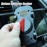 360° Rotating Car Model Navigation Bracket Strong Self-adhesive Car Mobile Phone Holder Car Interior Instrument Ornament Decor