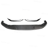 Carbon Fiber Car Front Bumper Splitter Front Lip Chin Spoiler Diffuser Parts MP style For BMW 5 Series G30 G38 525 540i 2021+