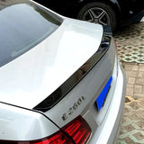 For Mercedes Benz E CLASS W212 E200 E220 E250 E300 E320 E63 AMG 2008-2015 ABS Plastic Rear Trunk Lid Ducktail Lip Spoiler Wings