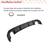 Carbon Fiber Car Rear Bumper Diffuser Lip Spoiler For BMW 4 Series G26 M Sport 4 Door 2021-2023 Rear Racing Diffuser Protector