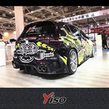 FOR VW GOLF 7 R GTI Rline Volkswagen GOLF 7 R GTI Rline Modified Carbon fiber Aspec PPV400 Rear Bumper