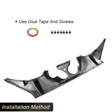 Car Rear Bumper Diffuser Lip Spoiler Prepreg Dry Carbon for BMW G87 M2 Coupe 2-Door 2022 2023 Rear Diffuser Apron Lip Body Kits