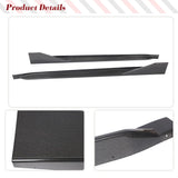 Car Side Skirts Apron Spoiler For BMW 4 Series G82 G83 M4 2021 2022 Real Carbon Fiber Car Side Door Bumper Skirts Extension Lip