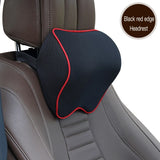 Car Headrest Pillow Neck Memory Lumbar Support Cotton Breathable Auto Seat Cushion Interior Car Accessories For Auto Products
