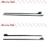 Car Side Skirt Extension Rocker Plate Separator Bumper for BMW 3 Series G20 G28 LCI  M Sport 2022 2023 Carbon Fiber Side Skirts