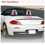 Carbon Fiber Car Rear Trunk Racing Spoiler Boot Lip Wing For BMW Z4 E89 2009-2015 Car Rear Trunk Wing Spoiler FRP Black