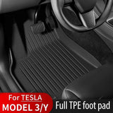 For Tesla Floor Mats Model 3 Y 2019-2024 Car Four Seasons Waterproof Non-slip Floor Mat NEW TPE Special Car Accessories
