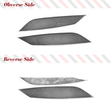 Dry Carbon Front Headlight Eyebrows for NISSAN 350Z 2003-2006 Carbon Car Head Lamps Eyelid Cover