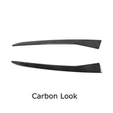 ABS Carbon Look / Gloss Black Rear Window Side Spoiler Wing for BMW X4 G02 2019 2020 Car Rear Side Spoiler Lip Wing Trim Cover