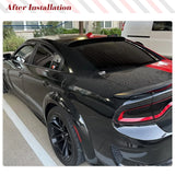 Car Rear Window Roof Spoiler for Dodge Charger 2015-2021 Duckbill Style Roof Spoiler Wing Lip Splitter ABS Glossy Black Spoiler