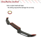 Car Rear Trunk Spoiler Wing Lip for BMW 4 New Series G22 430i M440i G82 M4 2021-2023 Carbon Fiber Rear Trunk Boot Wing Spoiler