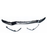 Carbon Fiber Front Bumper Lip With Side Splitter for Benz W205 C205 S205 C63 & C63s AMG Sedan Coupe Wagon 2015 - 2023