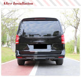 V Class Caebon Fiber Rear Diffuser Lip Spoiler Bumper Guard for Mercedes-Benz W447 Vito Mini Passenger Van 4 Door 2014-2018 FRP