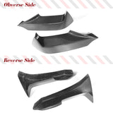 Carbon Fiber Car Front Bumper Canards Lip Splitters Flaps Cupwings for BMW 6 Series F06 F12 F13 M tech M sport 2012-2019 Spoiler