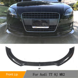Carbon Fiber Front Bumper Lip Spoiler for Audi TT 8J MK2 Convertible Coupe 2-Door 2008-2009 Front Lip Splitters Bumper Guard