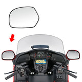 Motorcycle Clear Rear View Side Mirrors Glass Left Right For Honda GoldWing GL1800 2001-2017 2016 2013 2011 2002 2003