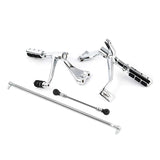Motorcycle Forward Controls Complete Kit with Pegs Levers Linkages For Harley Sportster 883 1200 XL Iron 2004-2013 Black chrome