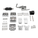 Motorcycle Pack Trunk Latches Hinges Lock Kit For Harley Tour Pak Road King Glide 1988-2013