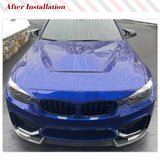 Carbon Fiber / FRP Front Bumper Lip Splitters Spoiler for BMW F80 M3 F82 F83 M4 2014 - 2019 Car Front Body Kits Bumper Spoiler