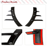 Dry/Wet Carbon Fiber Rear Bumper Canards for BMW M2 G87 2022UP 2 Doors Rear Bumper Canards Fender Air Vent Trim Splitters Cover