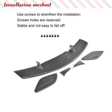 Car Rear Roof Racing Spoiler for Mercedes Benz A-Class A45 AMG W176 A200 A250 Real Boot Wing 2013-2017 Carbon Fiber/FRP Black