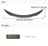 Carbon Fiber Car Rear Trunk Spoiler Wing For Mercedes Benz A205 (W205) C43 C63 AMG 2015-2020 Rear Trunk Boot Lip Wing Spoiler