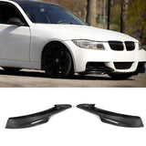 For BMW 3 Series E90 M Tech M Sport Car Front Bumper Lip Splitters Flaps Winglets 2006 - 2008 2009 - 2012 LCI Carbon Fiber