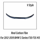 M3 M4 MP PSM Style Carbon Fiber Rear Trunk Lid Boot Ducktail Lip Spoiler Wings For BMW 3 Series F30 F35 320i 325i 330i Tuning