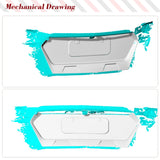 Carbon Fiber Car License Plate Frame Lid Cover Fit For Chevrolet Corvette C8 2020 2021 Car Rear License Plate Backing Covers