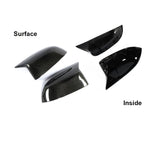 Car Rearview Mirror Caps Covers for BMW X3 G01 X4 G02 X5 G05 X6 G06 X7 G07 2020 Replace Mirror Covers Carbon Fiber / Gloss Black